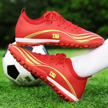 Футболни обувки За момичета, Детски Есенни футболни обувки, Ежедневни мъжки обувки с шипове, Мъжки спортни и футболни маратонки за футзала