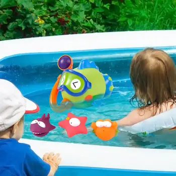4 предмета, бебешки играчки за баня, играчки за баня с животни под формата на океана за момичета и момчета