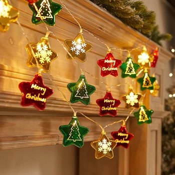 1 комплект led гирлянди на открито за Коледните Гирлянди За Празничното Осветление Декор на Сцена B