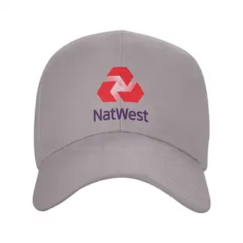 Модерен висококачествен деним, шапка с логото на NatWest, вязаная капачка, бейзболна шапка