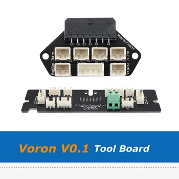 Voron V0.1 Пуповинная Рамка Панел Дъска + Инструментална корона Такса за разширяване на Подкрепата Neopixel За Подробности 3D принтер V0 V0.1