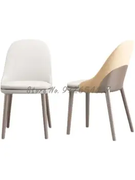 Модерен минималистичен Лесен Луксозна маса за хранене, стол За домашно почивка и удобен малък апартамент, Ресторант Nordic от неръждаема стомана