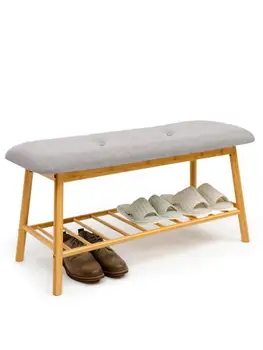 Пейка за обувки от масивно дърво, модерна европейска минималистичная стойка за обувки, на стол, на тъканта, легло, тоалетка табуретка