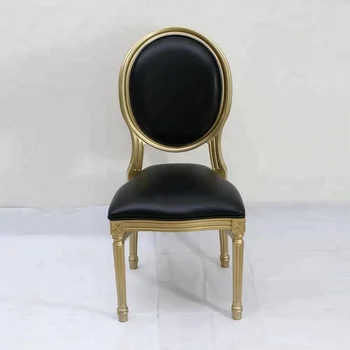 трапезария стол в стил Луи XVI, с кръгла облегалка, осеян със смола във френски стил кънтри