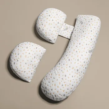 Възглавница за цялото тяло при бременност за съня на ваша страна с U-образна форма, която предпазва кръста и осигуряване на удобна поддръжка