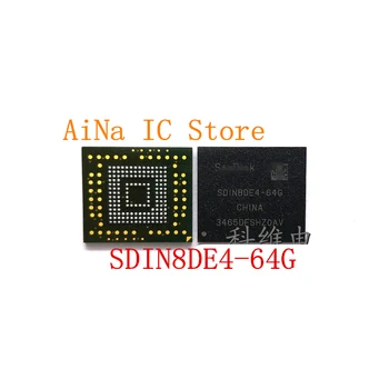 1 бр. ~ 10 бр./лот SDIN8DE4-64G SDIN8DE4-64 8DE4-64G BGA153 EMMC 64 GB флаш-чип Нов оригинален
