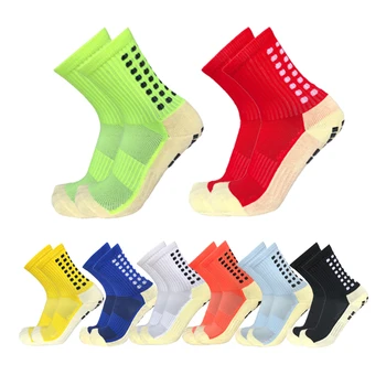 Нови мини футболни чорапи За мъже И жени, нескользящие футбол Баскетбол тенис спортни чорапи с гърчове, чорапи за Колоездене, конна езда, 38-48