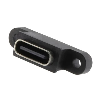 1бр IPX8 Водоустойчив USB конектора Type-C 2Pin, приваренный към конектора PH2.0 за тел, Гуменият пръстен, порт за бързо зареждане с висок ток