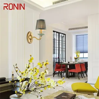 Латунное стенни аплици RONIN Лампа Модерен и луксозен керамичен led лампа За дома, спални, дневен тракт, тераси.
