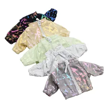 Модни блузи за кукли 1/11 OB11, Ежедневното Слънцезащитно палто с цип с дълги ръкави за кукли 1/12 BJD, Мини-яке, Палто, Аксесоари
