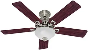 Корпоративна, 53059, 52-инчов вентилатор на тавана Astoria White led подсветка и тянущей верига