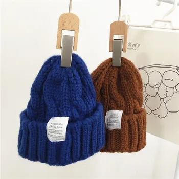 Зимни дамски дебела топла шапчица-бини от частна търговска марка за възрастни с модел под формата на усукване на кабела, акрилни тюбетейки, възли шапки gorros, шапка
