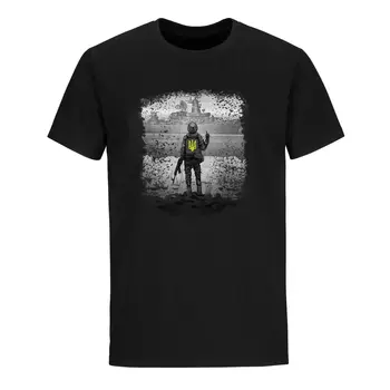Тениска JHPKJVintage Ukrainian символизира Победа, Дишаща топ, Свободна ежедневни мъжки t-shirt S-3XL