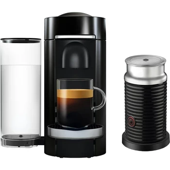 Tea Plus за приготвяне на кафе и еспресо by with Aeroccino, черна