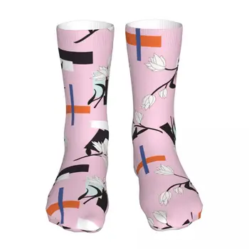 Красиви Чорапи Унисекс с Лалета, Новост, зимни чорапи, топли дебели меки възли на ежедневните чорапи