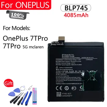 100% Оригинална Батерия BLP745 За OnePlus 7T Pro 4085 ма, Благородна работа на смени Батерията