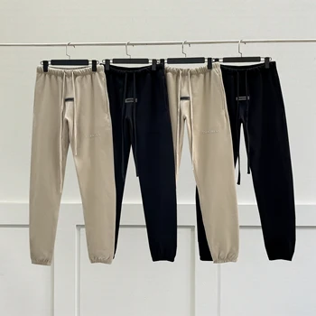флисовые панталони нов стил 2023, свободни модни спортни панталони големи размери с писмото интериор, висококачествени и разнообразни спортни панталони