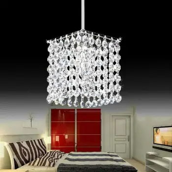 Модерен акрилна кристална led тавана лампа LED lams висококачествени плафониери за хола E27 led блясък light плафониери