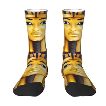 Чорапи С роклята на Фараон на Древен Египет, Мъжки Дамски Топли Забавни Чорапи за Египетския на екипажа, на Новост