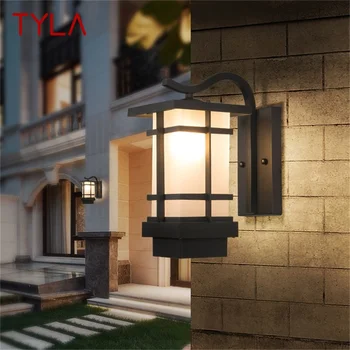 Модерният Led, с монтиран на стената лампа TYLA, Улично Аплици, Водонепроницаемое вътрешно осветление за верандата, балкона, вътрешен двор, пътеката между вили