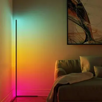 Под лампа с регулируема яркост RGB С приложението и дистанционно управление, Цветна лампа 60 