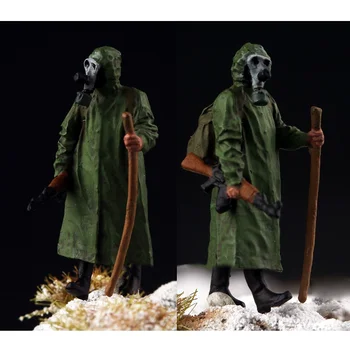 1бр 1/72 Чернобыльские войници на Корпуса противохимической война, 1 Фигурка, модел с игрушечным кола, кукла украшение 