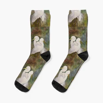 Чорапи със своите снежни чапла, зимни чорапи, спортни чорапи за мъже, подаръци за мъже
