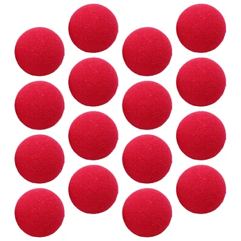 Клоунский носа топка за Партита, професионално червен Подпори за Cosplay, порести Материали