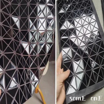 Чанти с пайети Плат Черен Триъгълен модел САМ Моделиране Дизайн Занаяти Чанта декор С костюм Дизайнерски плат 42* 42 cm