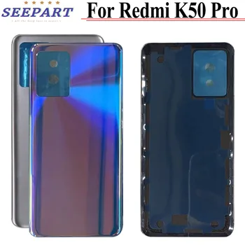Новост За Xiaomi Redmi K50 Pro 22021211RC Капак на Отделението за батерията Задната Врата Панел на Корпуса на Резервни Части Новост За заден капак Redmi K50 Pro