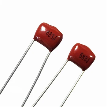 Тънкослоен кондензатор Cbb 683 100v 68nf 0,068 icf 100v Стъпка контакт 5 мм