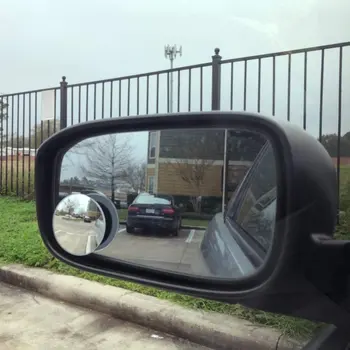 Автомобилно широкоугольное кръгла куполна огледало на 360 Градуса, Кола странично сляпо петно, Огледало слепи зони, Широко огледало за обратно виждане, едно малко кръгло огледало