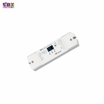 DC5V-24V DMX512-SPI декодер (с RF) DS-L DC12V TTL контролер за RGB цифрови интегрални схеми WS2811 WS2812 WS2801 пиксельный полосовой лампа