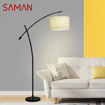 Под лампа SAMAN Nordic LED, Съвременни модни Прости Реколтата, осветителни Тела, Интериор на мека мебел за дома, хол, спалня