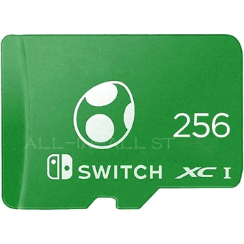 Новият Nintendo Switch 256 GB Зелена SD карта с бърза Памет TF Карта за Super Nintendo Switch/OLED/Lite Аксесоари за Конзоли за игри