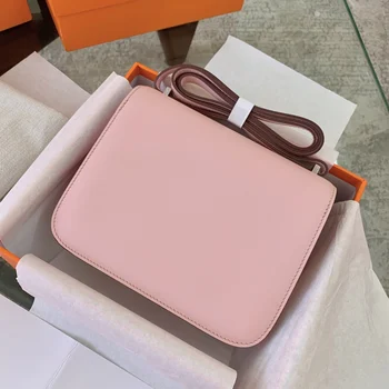 2023 Новата Модерна Квадратна чанта за тофу от естествена телешка Кожа, с високо качество, в Луксозна дизайнерска чанта за жени