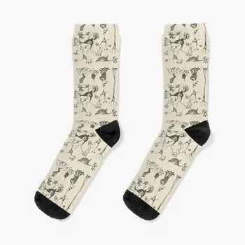 Реколта чорапи Neuron Cells, Мъжки футболни чорапи, за кроссфита, Коледни чорапи, дизайнерски марка